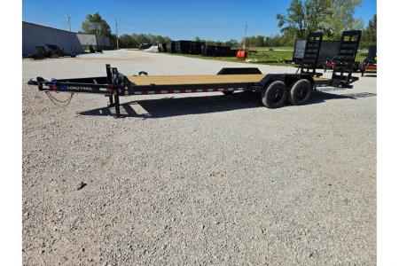 New 2026 Load Trail 83X24 TANDEM 14K EQUIPMENT HAULER W/ WIDE STANDUP RAMPS