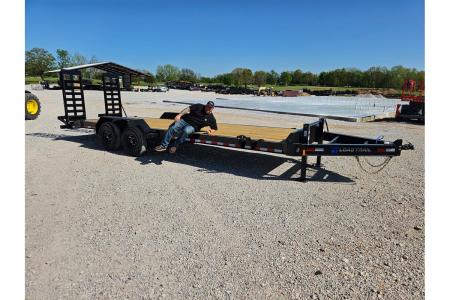 New 2026 Load Trail 83X24 TANDEM 14K EQUIPMENT HAULER W/ WIDE STANDUP RAMPS