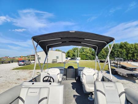 Used 2023 Crest CLASSIC LX 240 SLC TRITOON (200 HP MERCURY) (48 HOURS)'''' MY LOST YOUR GAIN''''CALL PAT 417-366-441
