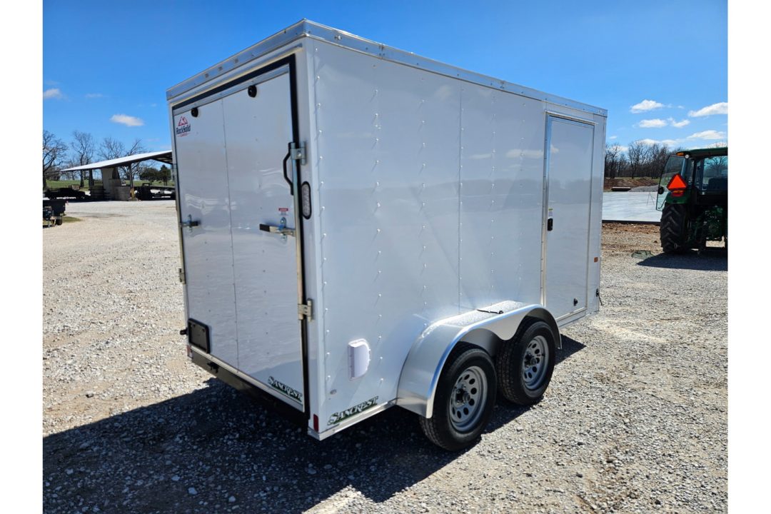 New 2026 Rock Solid Cargo 6X12 TANDEM 7K CARGO W/6' 6" HEIGHT & RAMP DOOR
