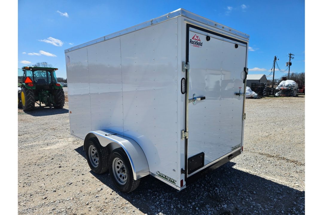 New 2026 Rock Solid Cargo 6X12 TANDEM 7K CARGO W/6' 6" HEIGHT & RAMP DOOR