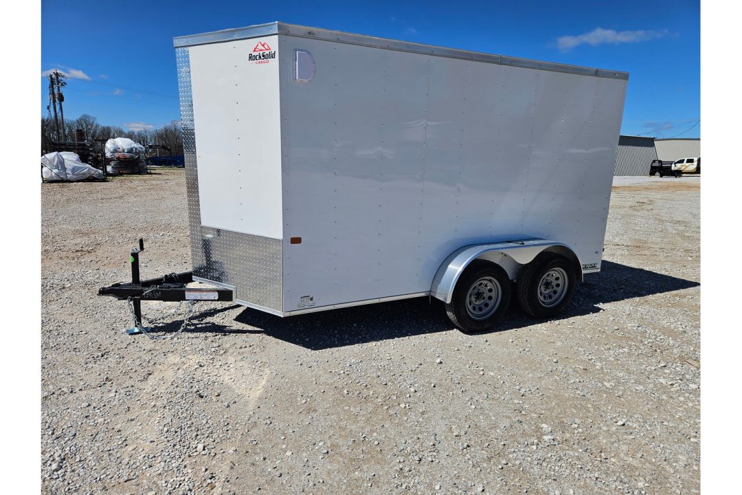 New 2026 Rock Solid Cargo 6X12 TANDEM 7K CARGO W/6' 6" HEIGHT & RAMP DOOR