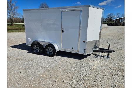 New 2026 Rock Solid Cargo 6X12 TANDEM 7K CARGO W/6' 6" HEIGHT & RAMP DOOR
