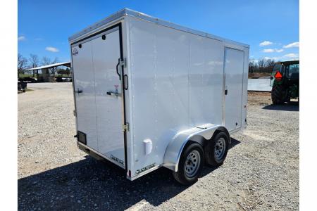 New 2026 Rock Solid Cargo 6X12 TANDEM 7K CARGO W/6' 6" HEIGHT & RAMP DOOR