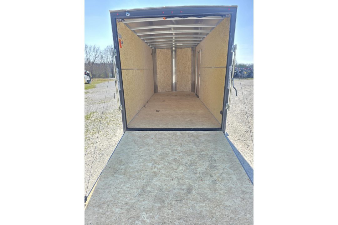 New 2025 H and H Trailer 7 X 16 TANDEM CARGO W/ RAMP DOOR