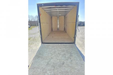 New 2025 H and H Trailer 7 X 16 TANDEM CARGO W/ RAMP DOOR