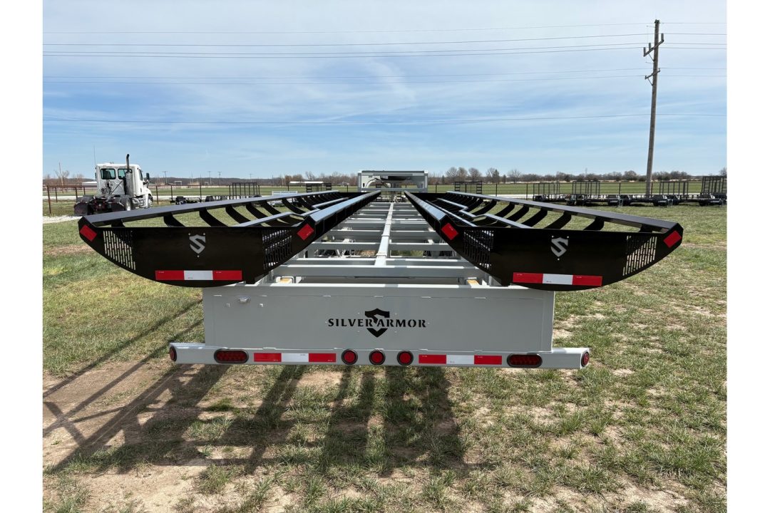 New 2025 SILVERARMOR 8' DUAL ROW HAY TRAILER W/ 10K AXLES HYDRAULIC JACK & TUFF WIRELESS (ON ORDER)