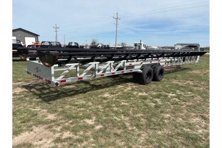 New 2025 SILVERARMOR 8' DUAL ROW HAY TRAILER W/ 10K AXLES HYDRAULIC JACK & TUFF WIRELESS (ON ORDER)