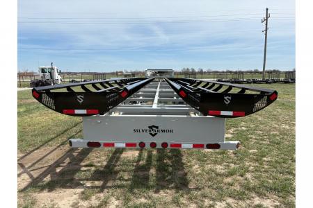 New 2025 SILVERARMOR 8' DUAL ROW HAY TRAILER W/ 10K AXLES HYDRAULIC JACK & TUFF WIRELESS (ON ORDER)