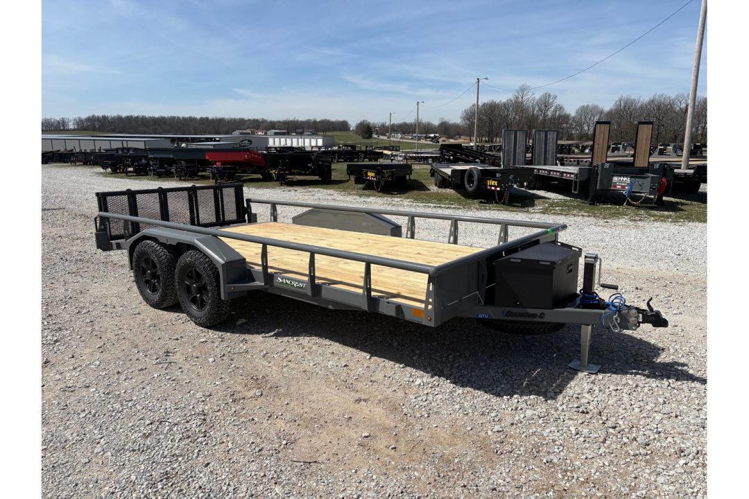New 2026 Diamond C Trailers 83X16 TANDEM 7K UTILITY W/ BI-FOLD GATE, TOOLBOX, ALUM WHEELS & LOAD LIGHT