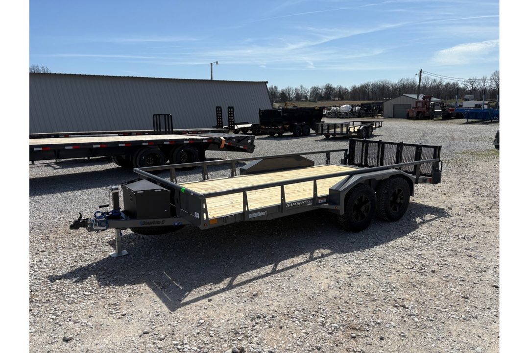 New 2026 Diamond C Trailers 83X16 TANDEM 7K UTILITY W/ BI-FOLD GATE, TOOLBOX, ALUM WHEELS & LOAD LIGHT