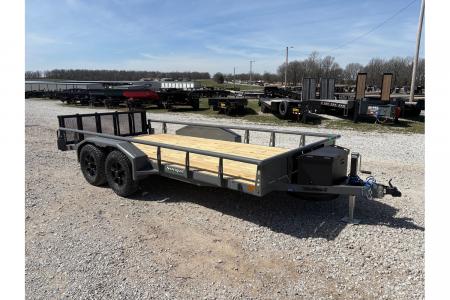 New 2026 Diamond C Trailers 83X16 TANDEM 7K UTILITY W/ BI-FOLD GATE, TOOLBOX, ALUM WHEELS & LOAD LIGHT