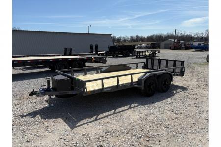 New 2026 Diamond C Trailers 83X16 TANDEM 7K UTILITY W/ BI-FOLD GATE, TOOLBOX, ALUM WHEELS & LOAD LIGHT