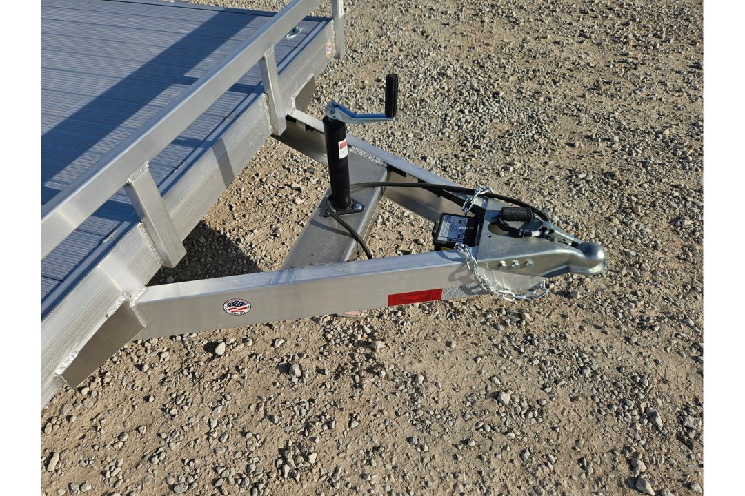 New 2026 H and H 82X20 TANDEM 7K ALUMINUM CAR HAULER W/2' DOVE EXTRUDED DECK & SLIDE OUT RAMPS