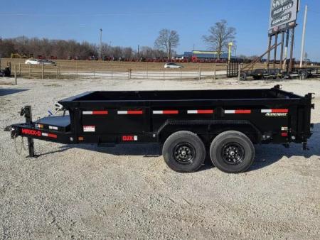 New 2026 MAXX-D 83 X 14 DJX TANDEM DUMP W/ 2' SIDES/ 10GA FLOOR & SIDES/ SLIDE IN RAMPS