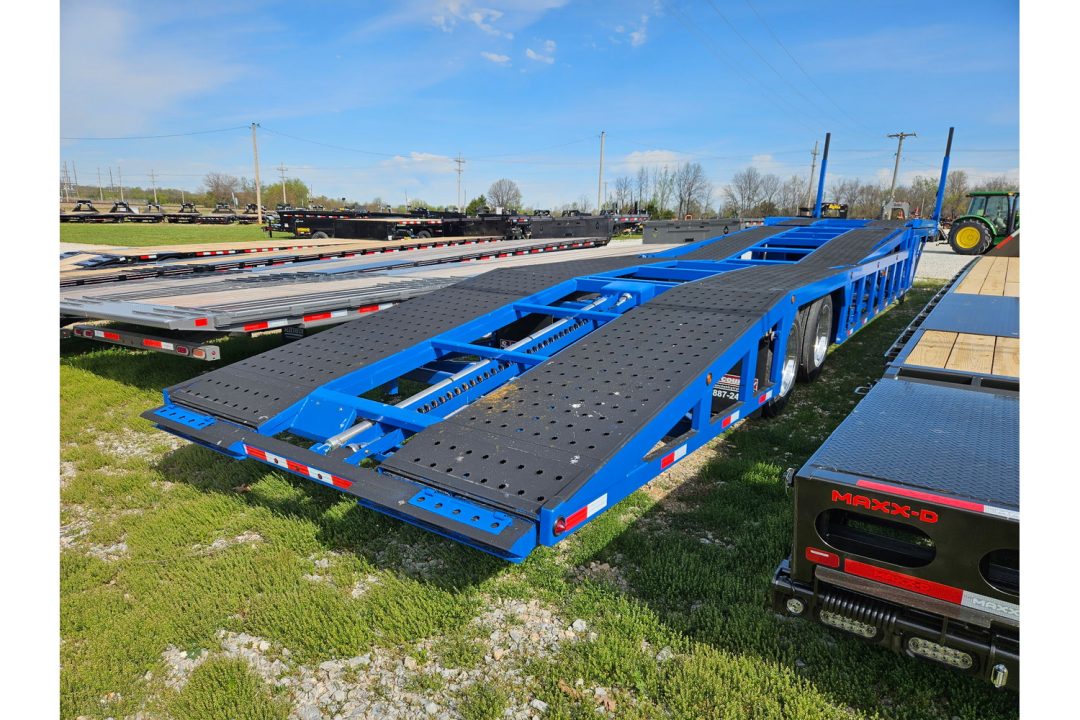 New 2026 Sun Country 102X53 TANDEM 5 CAR NEX GEN W/ FRONT SHOTGUN FULL NON SKID HYRAULIC DROP BELLY & WIDE HD REAR RAMP