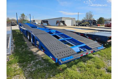 New 2026 Sun Country 102X53 TANDEM 5 CAR NEX GEN W/ FRONT SHOTGUN FULL NON SKID HYRAULIC DROP BELLY & WIDE HD REAR RAMP