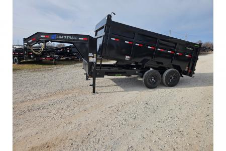 New 2026 Load Trail 83X14 TANDEM 14K GOOSENECK DUMP W/48  SIDES & STAB JACKS