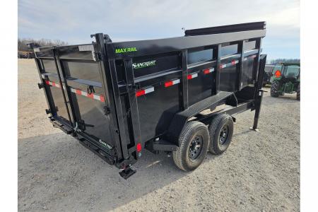 New 2026 Load Trail 83X14 TANDEM 14K GOOSENECK DUMP W/48" SIDES & STAB JACKS