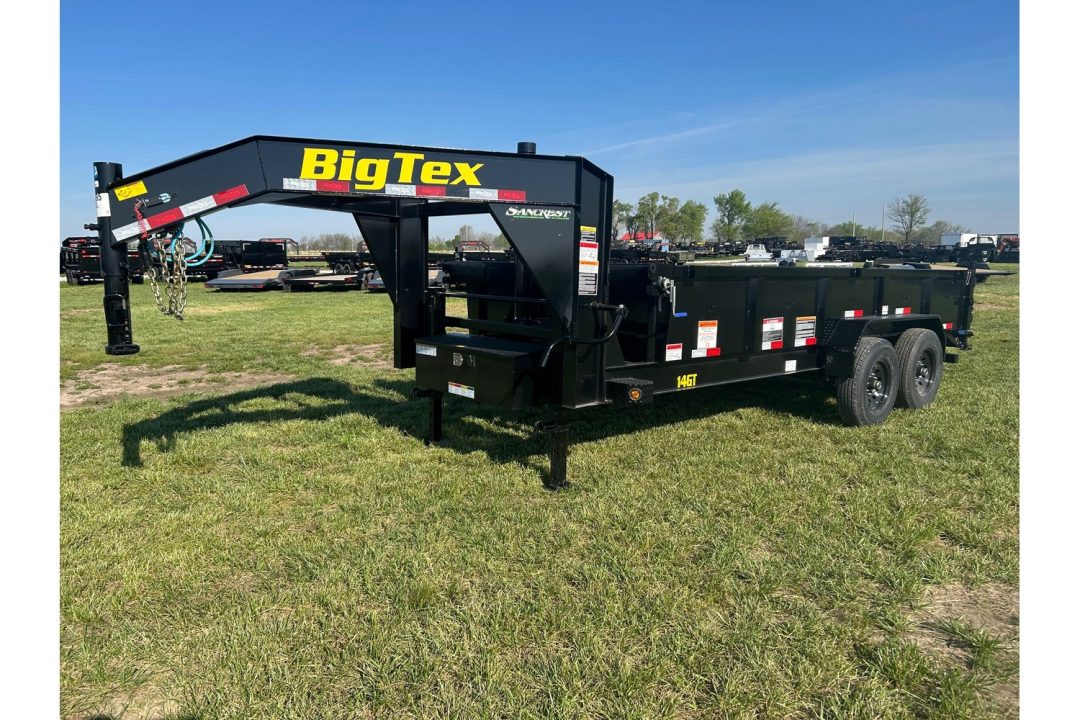 New 2026 Big Tex 83x16 Tandem 15.9K GN Telescopic Dump w/ 2' Sides