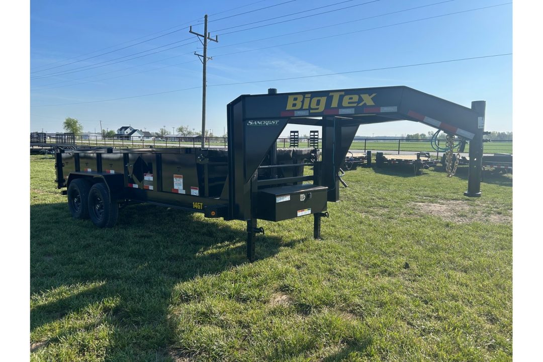 New 2026 Big Tex 83x16 Tandem 15.9K GN Telescopic Dump w/ 2' Sides