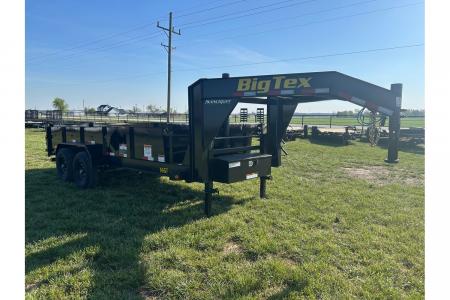 New 2026 Big Tex 83x16 Tandem 15.9K GN Telescopic Dump w/ 2' Sides