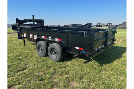 New 2026 Big Tex 83x16 Tandem 15.9K GN Telescopic Dump w/ 2' Sides
