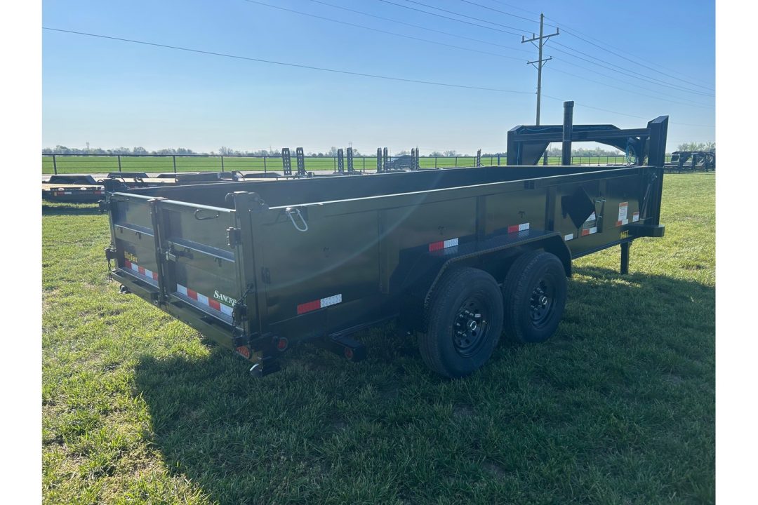 New 2026 Big Tex 83x16 Tandem 15.9K GN Telescopic Dump w/ 2' Sides
