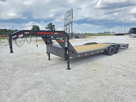 New 2026 MAXX-D 102 X 26 H8X TANDEM HD GN CH W/ 4' DOVE/ MAX RAMPS/ DRIVE OVER FENDERS