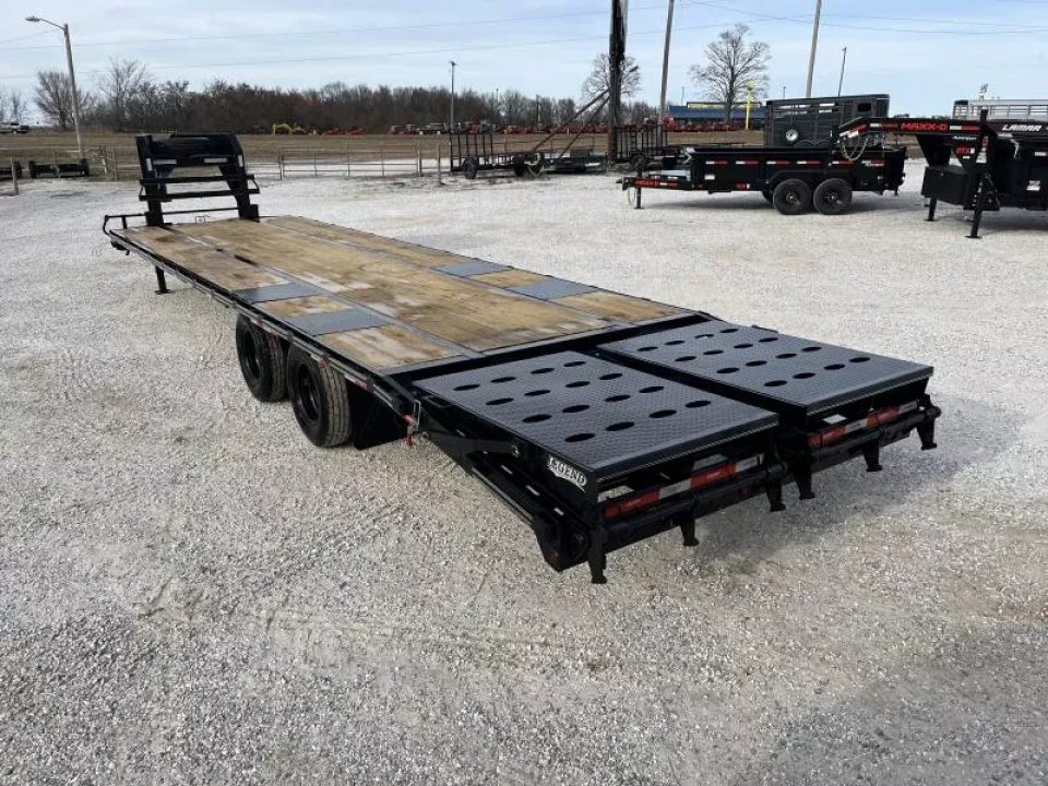 New 2026 Legend Trailers 102X32 TANDEM LO-PRO GOOSENECK W/10K AXLES & MAX RAMPS