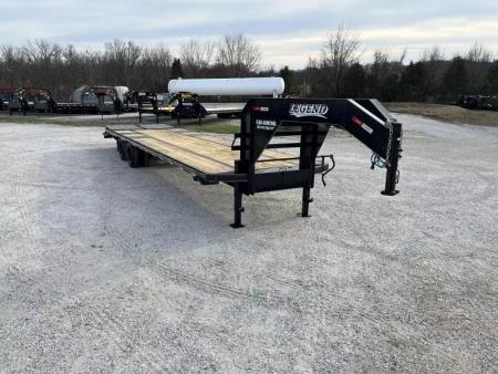 New 2026 Legend Trailers 102X32 TANDEM LO-PRO GOOSENECK W/10K AXLES & MAX RAMPS