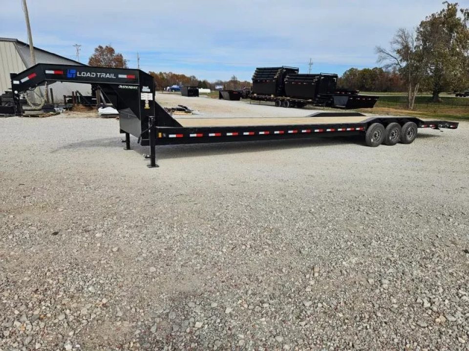 New 2026 Load Trail 102X40 TRIPLE 21K GOOSENECK EQUIPMENT HAULER W/SLIDEOUT RAMPS