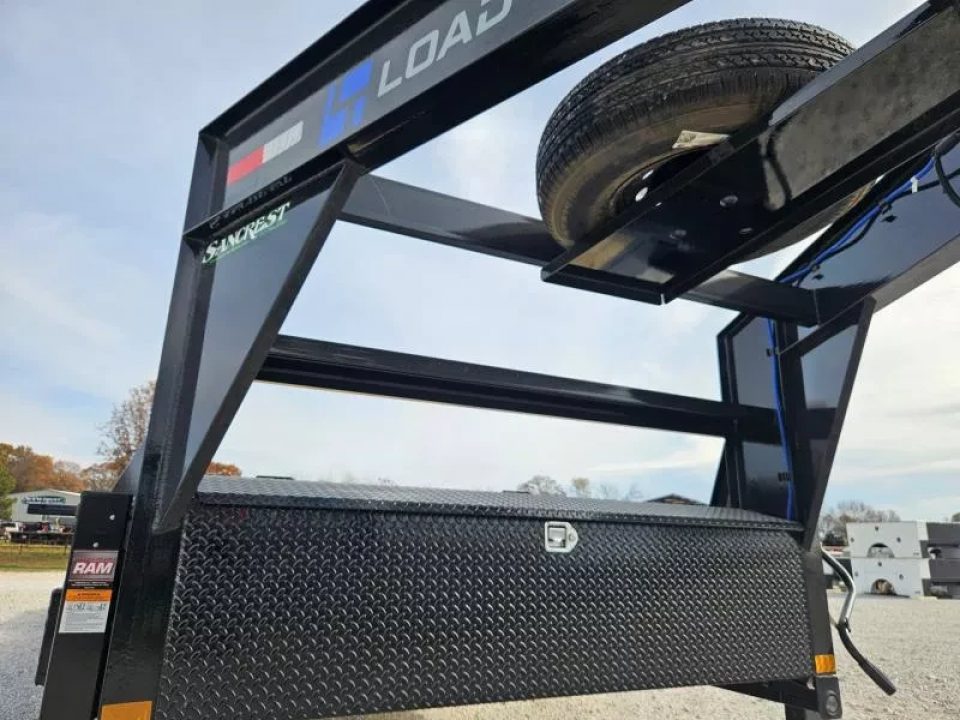 New 2026 Load Trail 102X40 TRIPLE 21K GOOSENECK EQUIPMENT HAULER W/SLIDEOUT RAMPS