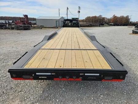 New 2026 Load Trail 102X40 TRIPLE 21K GOOSENECK EQUIPMENT HAULER W/SLIDEOUT RAMPS