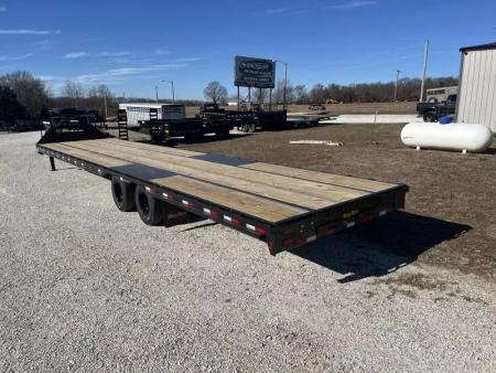 New 2026 Big Tex Trailers 102x40 Tandem 25.9K GN w/ Slide Out Ramps, 2-Speed Jacks 14PLY Tires