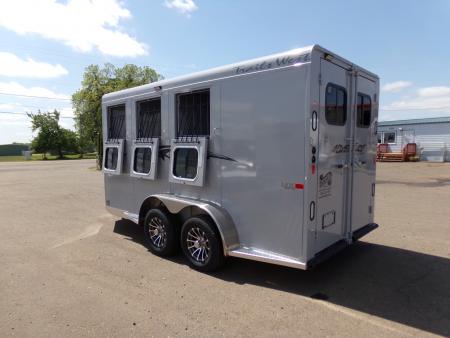 New 2027 Trails West Adventure MX II Titanium GREY 3 Horse Trailer