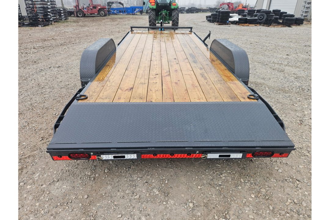 New 2026 Lamar 83X20 TANDEM 10K CAR HAULER W/2' STEEL DOVE & SLIDE OUT RAMPS