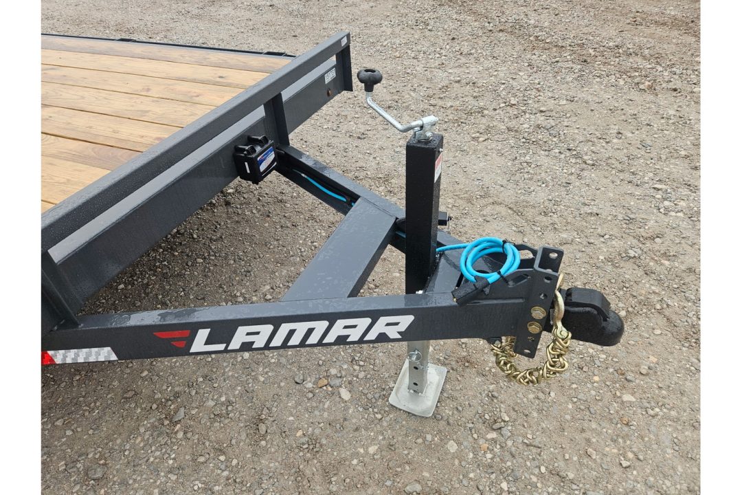 New 2026 Lamar 83X20 TANDEM 10K CAR HAULER W/2' STEEL DOVE & SLIDE OUT RAMPS