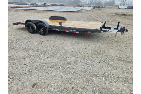 New 2026 Lamar 83X20 TANDEM 10K CAR HAULER W/2' STEEL DOVE & SLIDE OUT RAMPS
