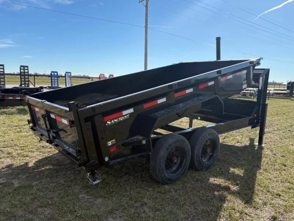 New 2026 MAXX-D 83x14 Tandem 18k GN Telescopic Dump Trailer W/ 2' Sides