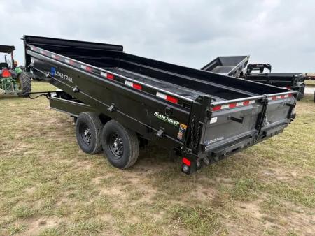 New 2026 Load Trail 96x16 Tandem 14K Deckover Dump Trailer W/18" Fold Down Sides
