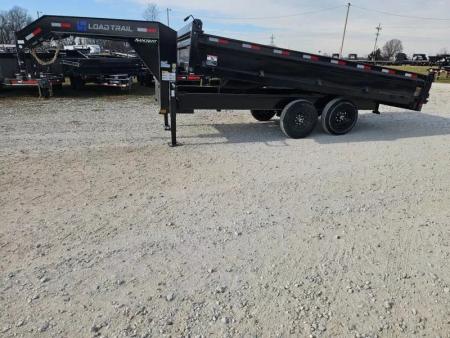 New 2026 Load Trail 96X16 TANDEM 14K GOOSENECK DECKOVER DUMP W/18" FOLD DOWN SIDES