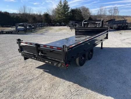 New 2026 Load Trail 96x16 14K Dump w/ Fold Down Sides