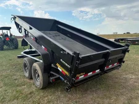 New 2026 Big Tex Trailers 14TD 83x14 Telescopic Dump Trailer W/2' Sides