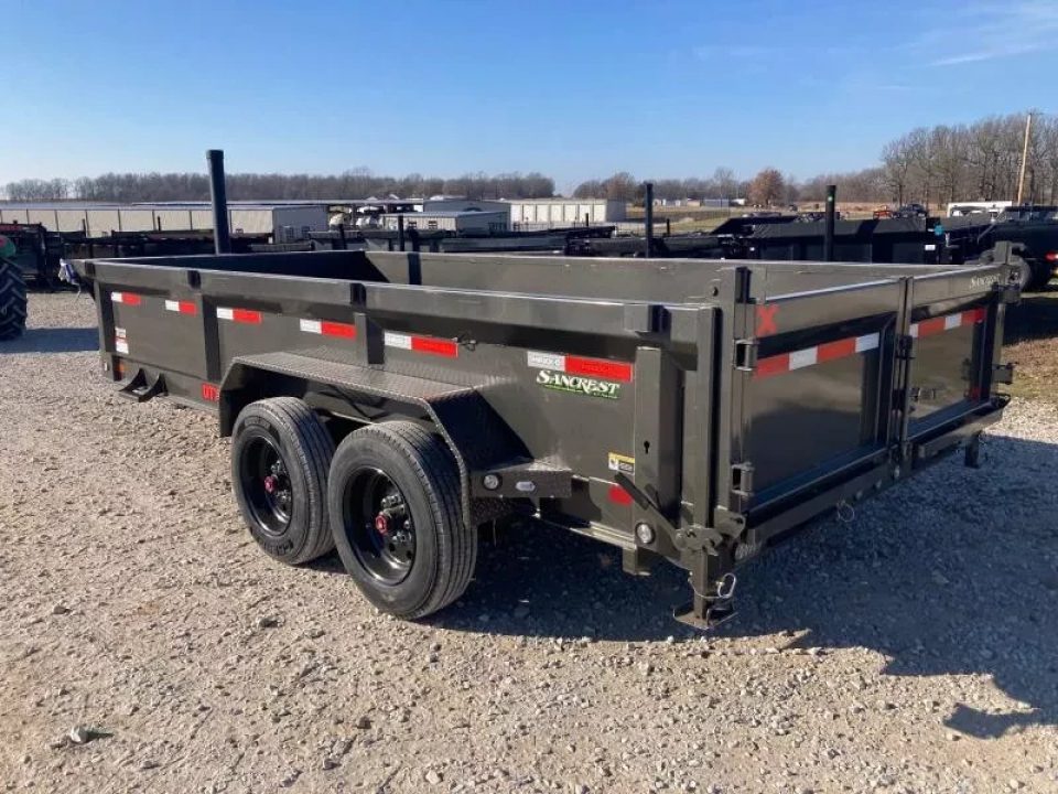 New 2026 MAXX-D 83X16 TANDEM 17.5K TELESCOPIC DUMP W/ 2' SIDES, HYDROJACK, 7GA FLOOR & SLIDE IN RAMPS