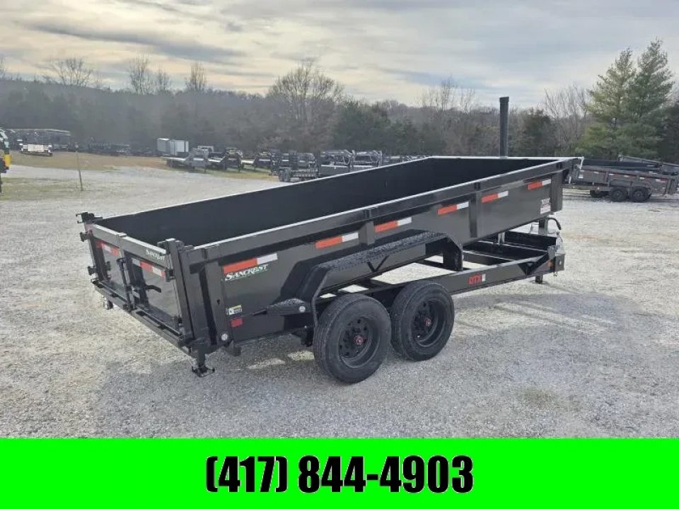 New 2026 MAXX-D 83X16 TANDEM 17.5K TELESCOPIC DUMP W/ 24" SIDES, SLIDE IN RAMPS & WIRELESS REMOTE