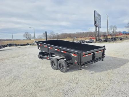 New 2026 MAXX-D 83X16 TANDEM 17.5K TELESCOPIC DUMP W/ 24" SIDES, SLIDE IN RAMPS & WIRELESS REMOTE
