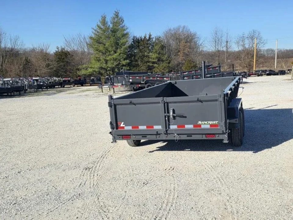 New 2026 Lamar Trailers 83x16 Tandem 14K Telescopic Dump w/ 2' Sides & 7 Gauge Floor