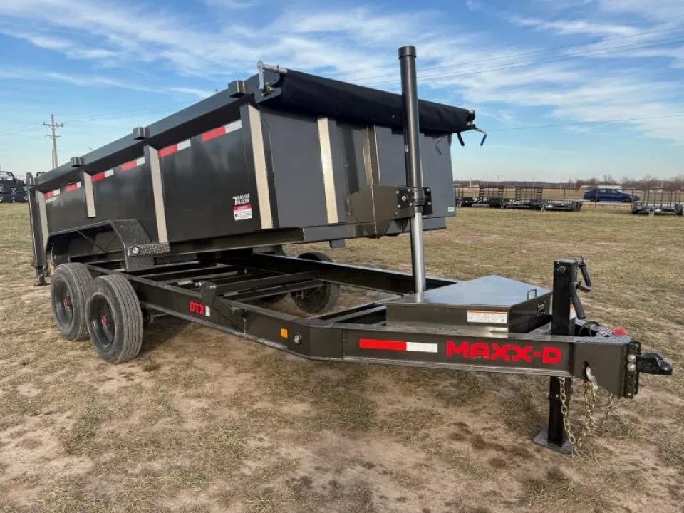 New 2026 MAXX-D 83x14 Tandem 17.5K Telescopic Dump Trailer