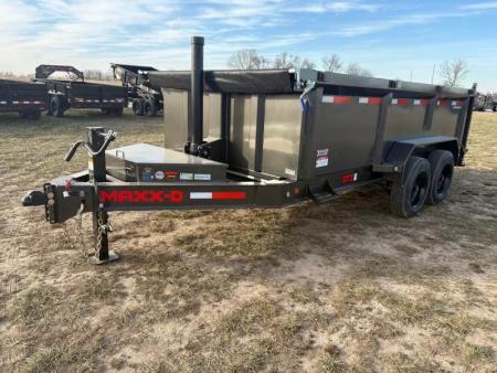 New 2026 MAXX-D 83x14 Tandem 17.5K Telescopic Dump Trailer